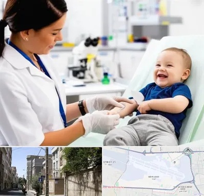 آزمایشگاه کودک و نوزاد در مهرآباد