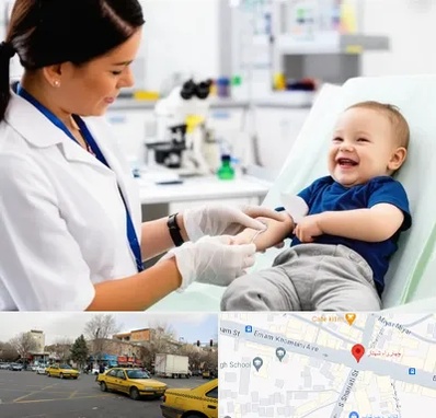 آزمایشگاه کودک و نوزاد در شهناز تبریز 