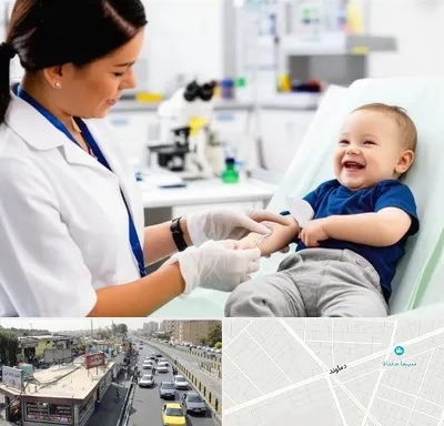 آزمایشگاه کودک و نوزاد در خیابان دماوند