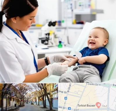 آزمایشگاه کودک و نوزاد در تربیت تبریز 