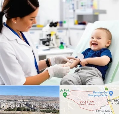آزمایشگاه کودک و نوزاد در شهرک گلستان شیراز 