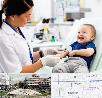 آزمایشگاه کودک و نوزاد در مرکز تهران 