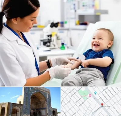 آزمایشگاه کودک و نوزاد در مصلی مشهد 