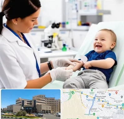 آزمایشگاه کودک و نوزاد در صیاد شیرازی مشهد 