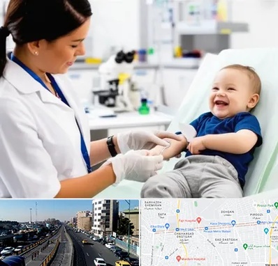 آزمایشگاه کودک و نوزاد در پیروزی