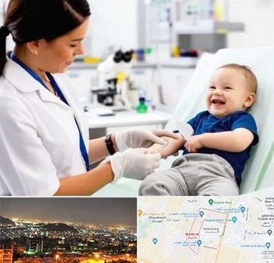 آزمایشگاه کودک و نوزاد در مارلیک کرج 