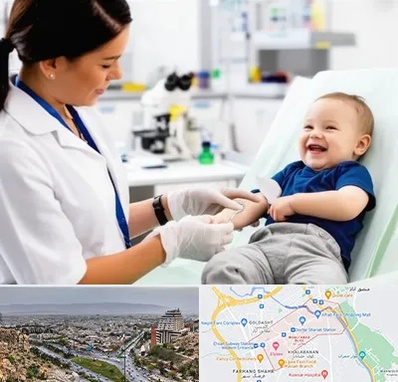 آزمایشگاه کودک و نوزاد در معالی آباد شیراز 
