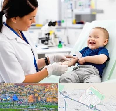 آزمایشگاه کودک و نوزاد در رشدیه تبریز 