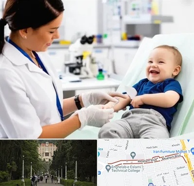 آزمایشگاه کودک و نوزاد در بلوار معلم رشت 