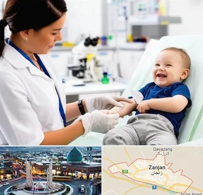 آزمایشگاه کودک و نوزاد در زنجان