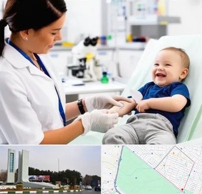 آزمایشگاه کودک و نوزاد در بلوار فلسیطین مشهد 