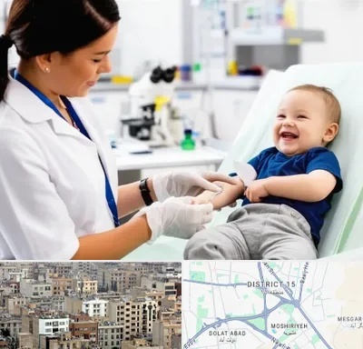 آزمایشگاه کودک و نوزاد در جنوب شرق تهران