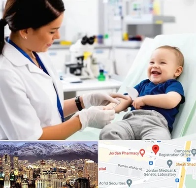 آزمایشگاه کودک و نوزاد در جردن 