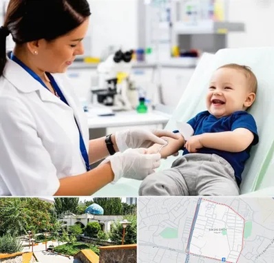 آزمایشگاه کودک و نوزاد در باغمیشه تبریز 