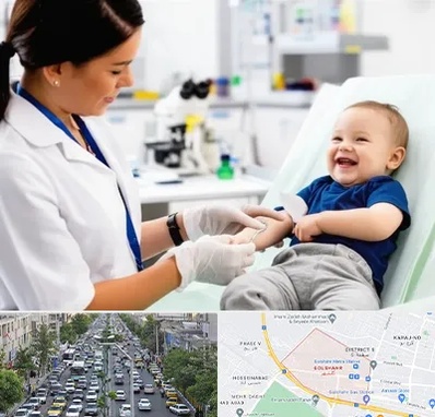 آزمایشگاه کودک و نوزاد در گلشهر کرج 