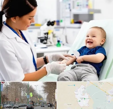آزمایشگاه کودک و نوزاد در نظرآباد کرج 