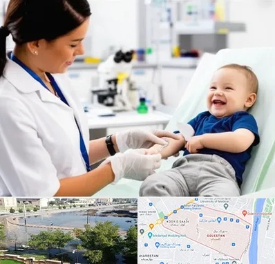 آزمایشگاه کودک و نوزاد در گلستان اهواز 