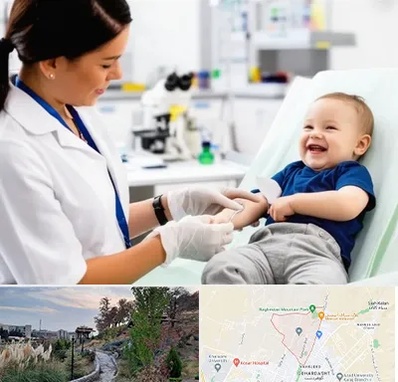آزمایشگاه کودک و نوزاد در باغستان کرج 