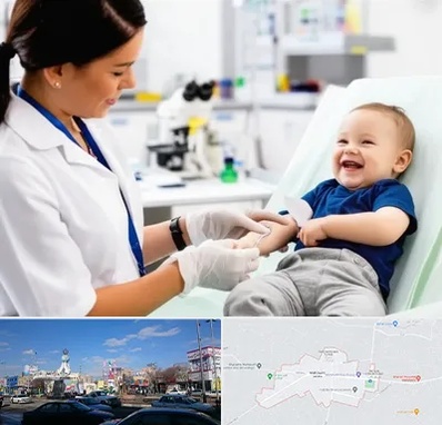 آزمایشگاه کودک و نوزاد در ماهدشت کرج 