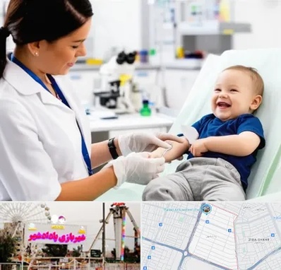 آزمایشگاه کودک و نوزاد در پادادشهر اهواز 