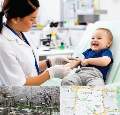 آزمایشگاه کودک و نوزاد در باغ فیض