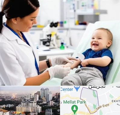 آزمایشگاه کودک و نوزاد در الهیه 