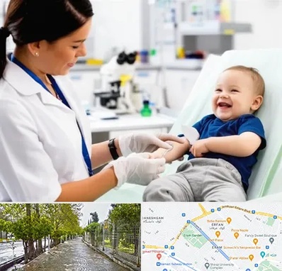 آزمایشگاه کودک و نوزاد در خیابان ارم شیراز 