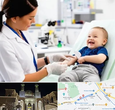 آزمایشگاه کودک و نوزاد در زرگری شیراز 