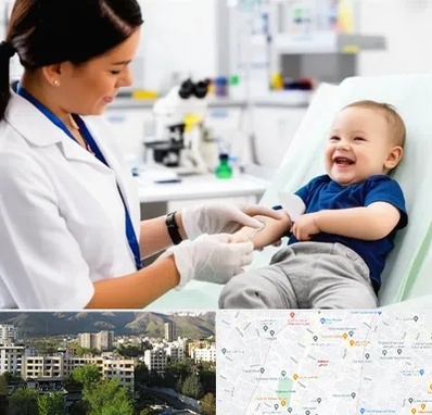 آزمایشگاه کودک و نوزاد در دیباجی 