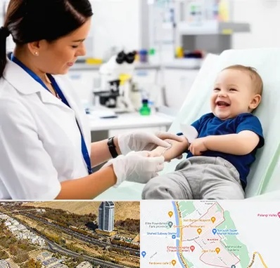 آزمایشگاه کودک و نوزاد در خیابان نیایش شیراز 