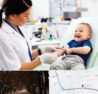 آزمایشگاه کودک و نوزاد در ابوریحان تبریز 