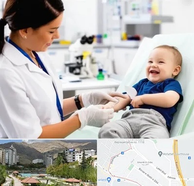 آزمایشگاه کودک و نوزاد در شهر زیبا 