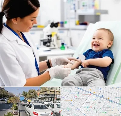 آزمایشگاه کودک و نوزاد در مفتح مشهد 