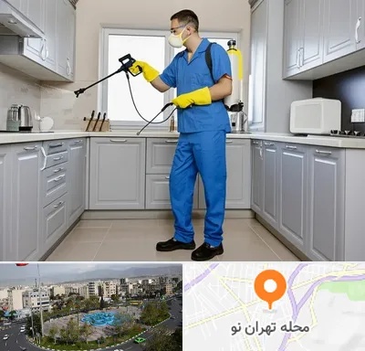 سمپاشی در تهران نو