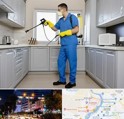 سمپاشی در کیانپارس اهواز 