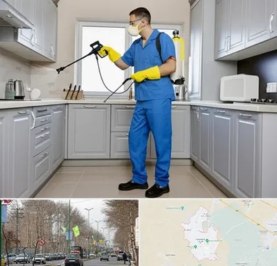 سمپاشی در نظرآباد کرج 