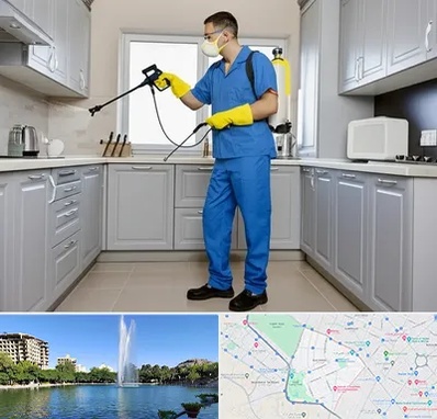 سمپاشی در کوهسنگی مشهد 