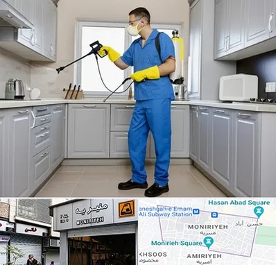 سمپاشی در منیریه 