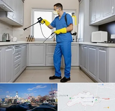 سمپاشی در ماهدشت کرج 