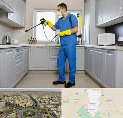 سمپاشی در قزوین