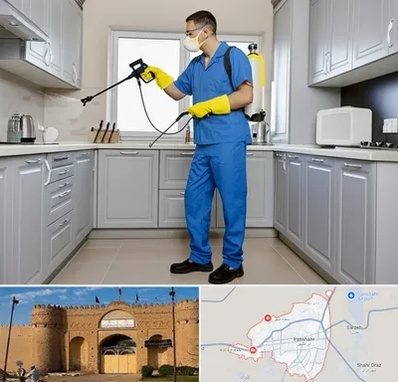 سمپاشی در ایرانشهر