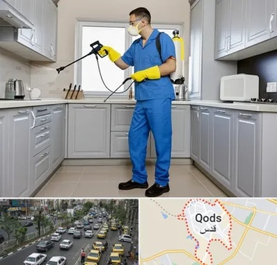 سمپاشی در شهر قدس