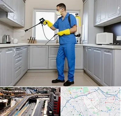 سمپاشی در ستارخان شیراز 