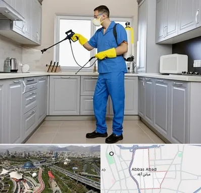 سمپاشی در عباس آباد تهران