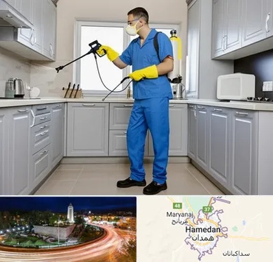 سمپاشی در همدان