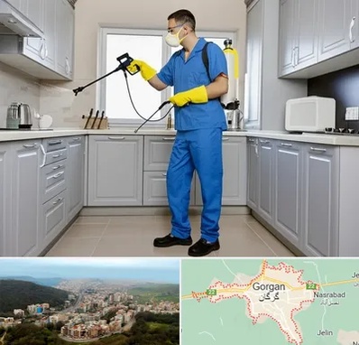 سمپاشی در گرگان