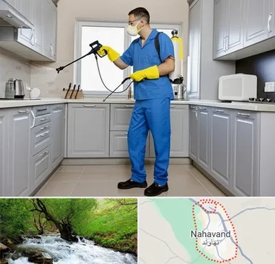 سمپاشی در نهاوند