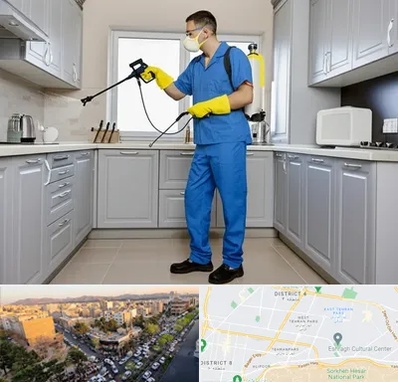 سمپاشی در تهرانپارس 