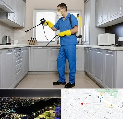 سمپاشی در هفت تیر مشهد 