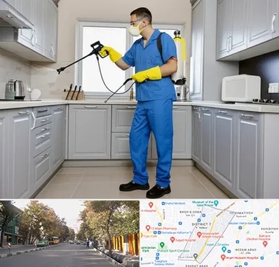 سمپاشی در شریعتی 